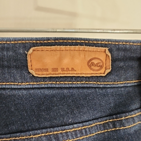 AG Adriano Goldschmied Dark Blue Women's "The Ballad" Slim Boot Jeans Size 27R - Picture 7 of 10